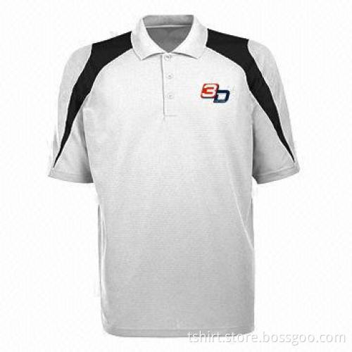 Men's sports top/men's split dry fit polo shirt, suitable for summer
